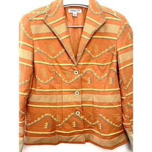 Coldwater‎ Creek Blazer Jacket Aztec